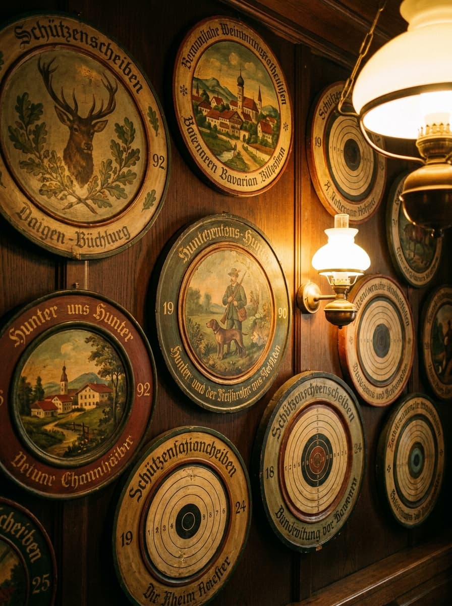Historische Schützenscheiben